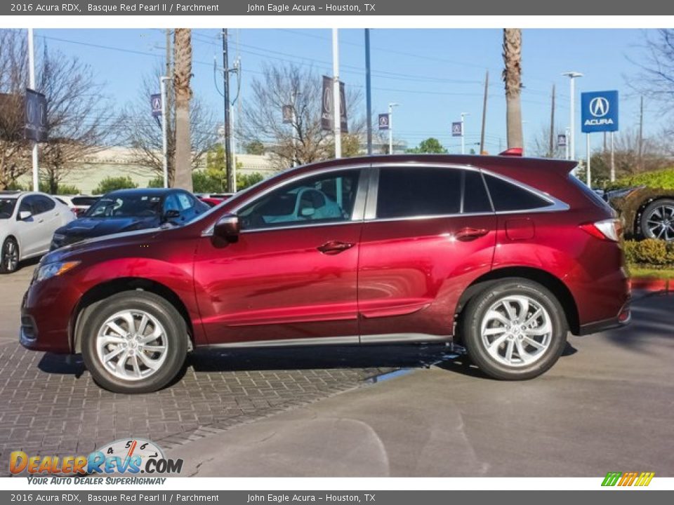 2016 Acura RDX Basque Red Pearl II / Parchment Photo #4
