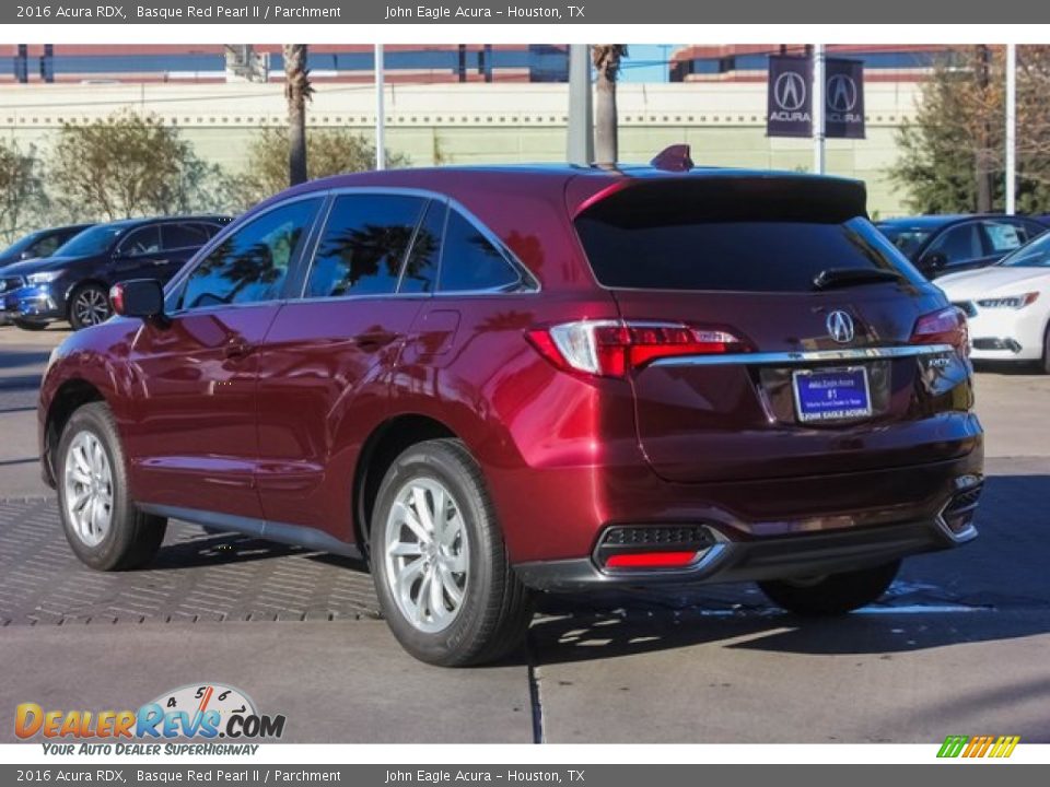 2016 Acura RDX Basque Red Pearl II / Parchment Photo #5