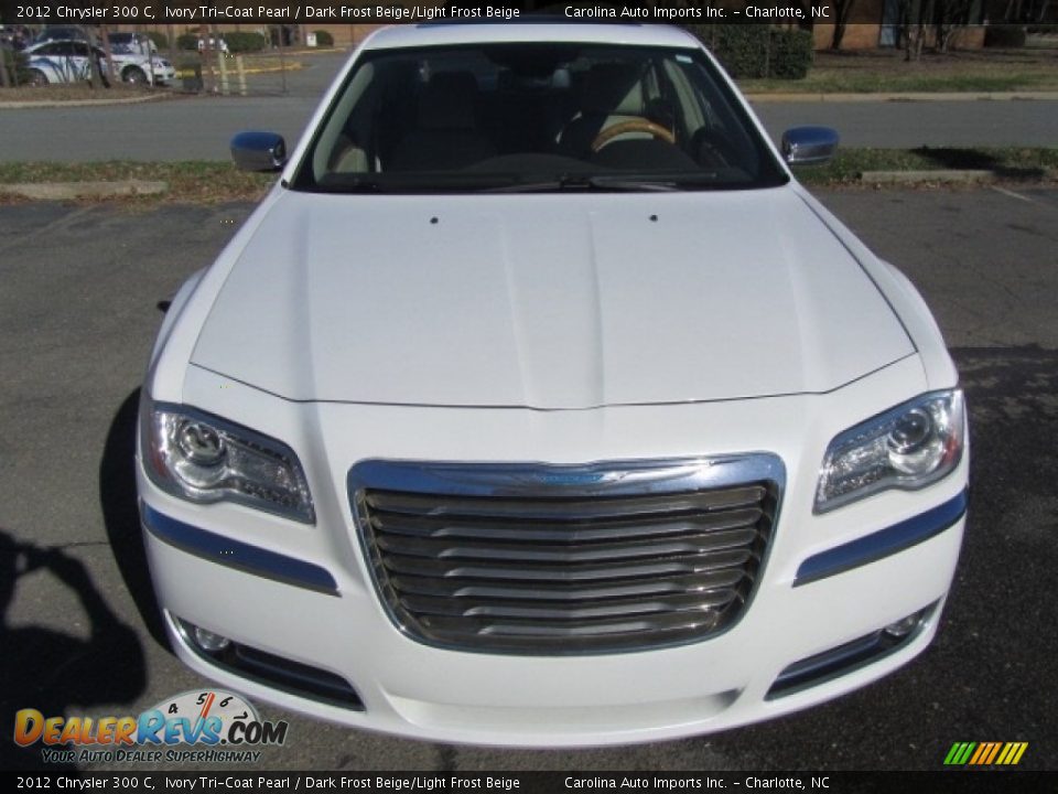 2012 Chrysler 300 C Ivory Tri-Coat Pearl / Dark Frost Beige/Light Frost Beige Photo #5