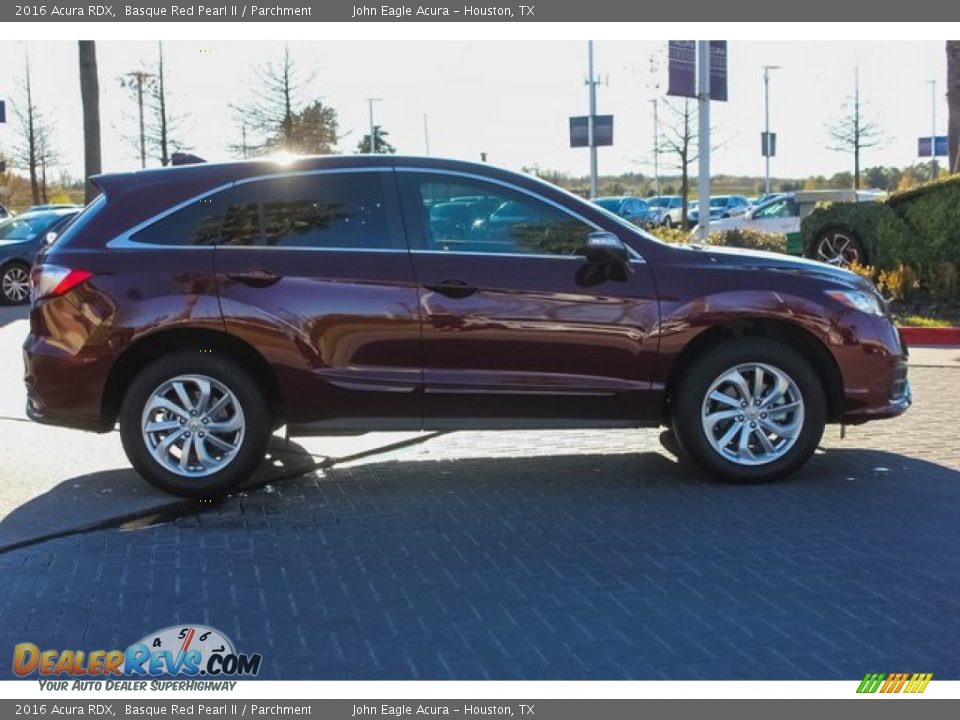2016 Acura RDX Basque Red Pearl II / Parchment Photo #8