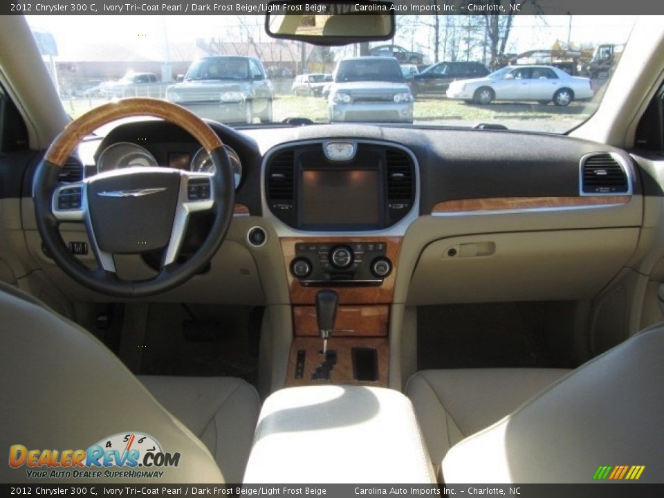 2012 Chrysler 300 C Ivory Tri-Coat Pearl / Dark Frost Beige/Light Frost Beige Photo #13