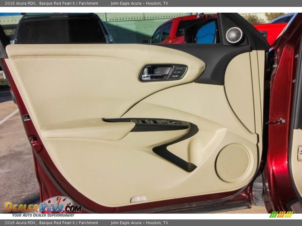 2016 Acura RDX Basque Red Pearl II / Parchment Photo #18