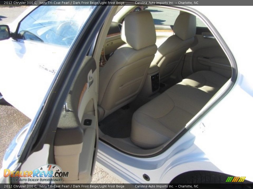 2012 Chrysler 300 C Ivory Tri-Coat Pearl / Dark Frost Beige/Light Frost Beige Photo #20