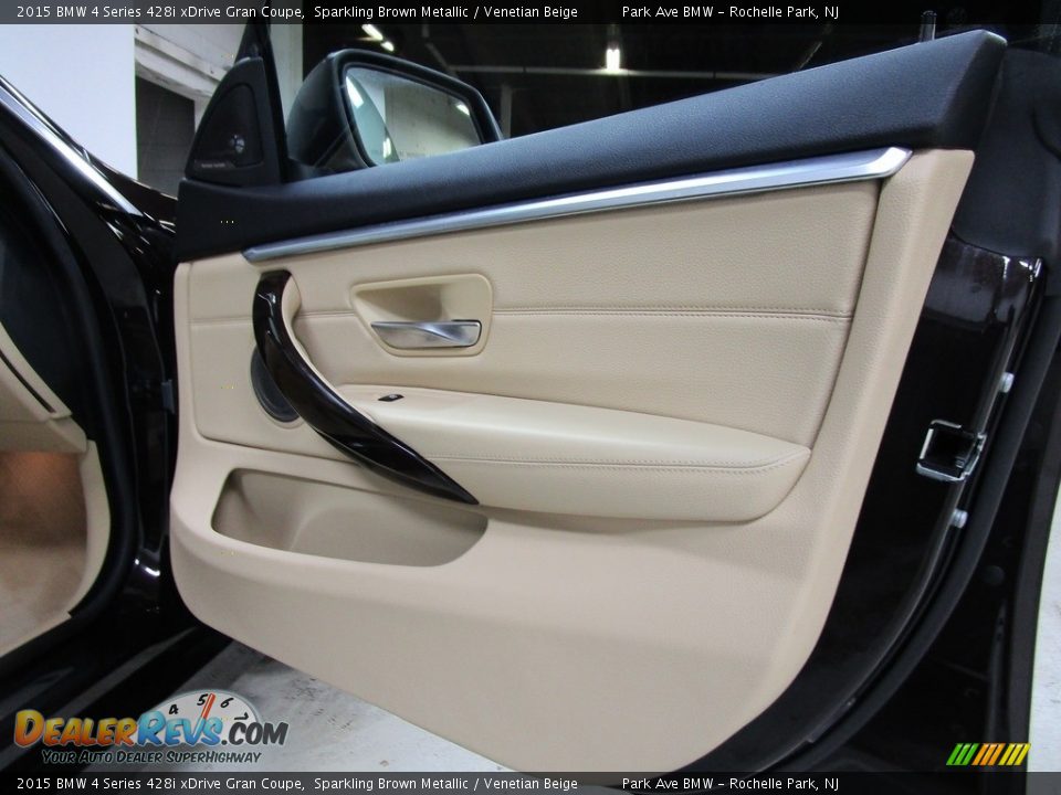 2015 BMW 4 Series 428i xDrive Gran Coupe Sparkling Brown Metallic / Venetian Beige Photo #13