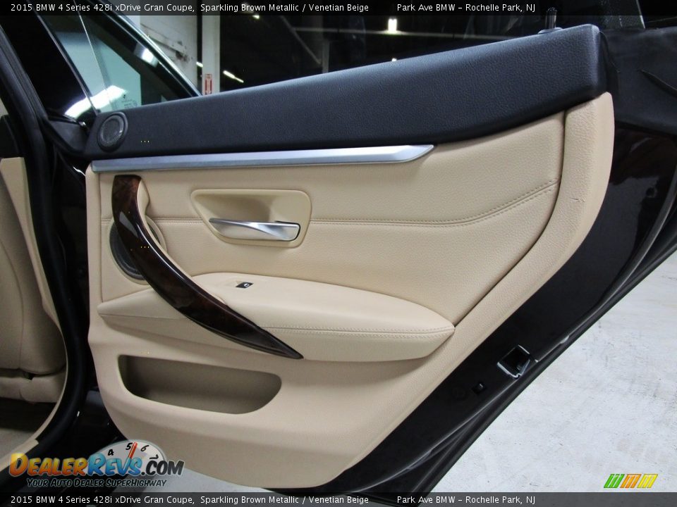 2015 BMW 4 Series 428i xDrive Gran Coupe Sparkling Brown Metallic / Venetian Beige Photo #16