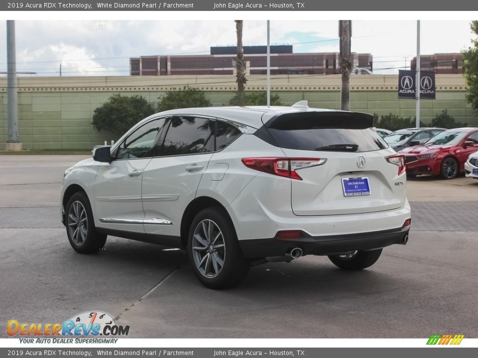 2019 Acura RDX Technology White Diamond Pearl / Parchment Photo #5