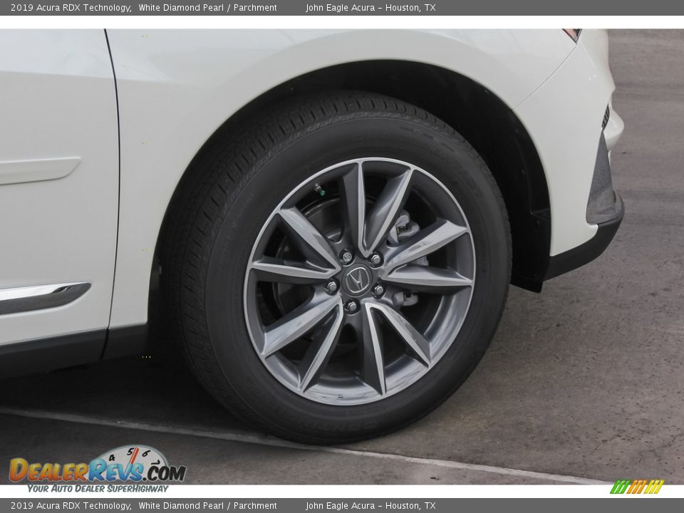 2019 Acura RDX Technology White Diamond Pearl / Parchment Photo #10