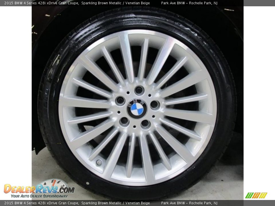 2015 BMW 4 Series 428i xDrive Gran Coupe Sparkling Brown Metallic / Venetian Beige Photo #28
