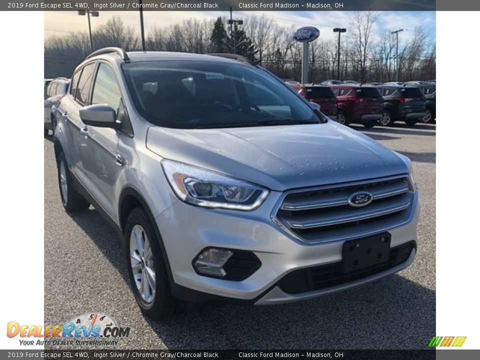2019 Ford Escape SEL 4WD Ingot Silver / Chromite Gray/Charcoal Black Photo #1