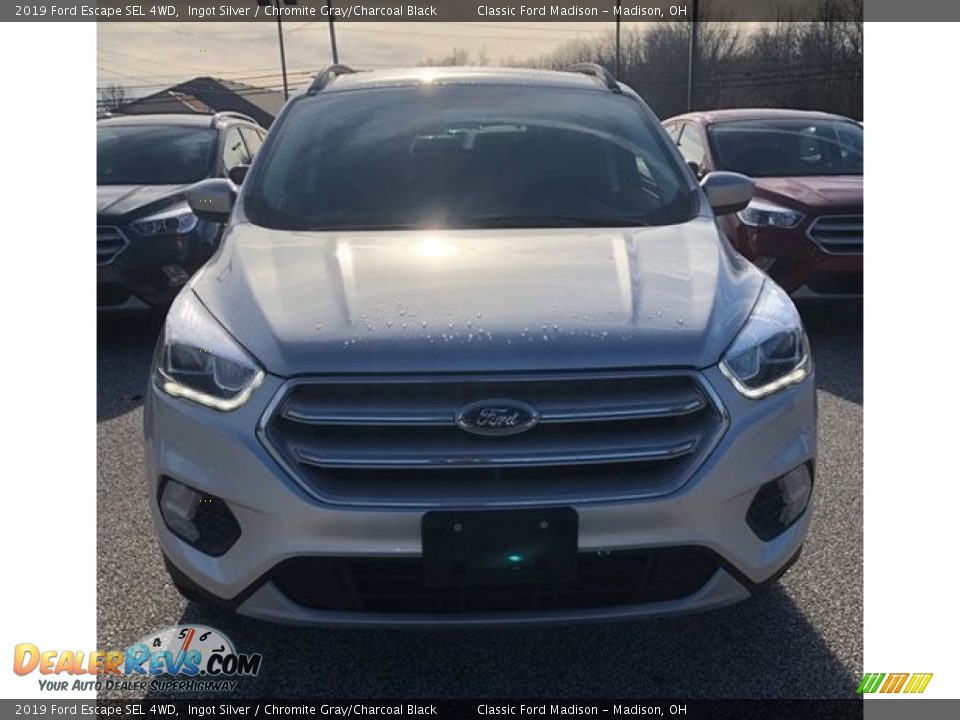 2019 Ford Escape SEL 4WD Ingot Silver / Chromite Gray/Charcoal Black Photo #2