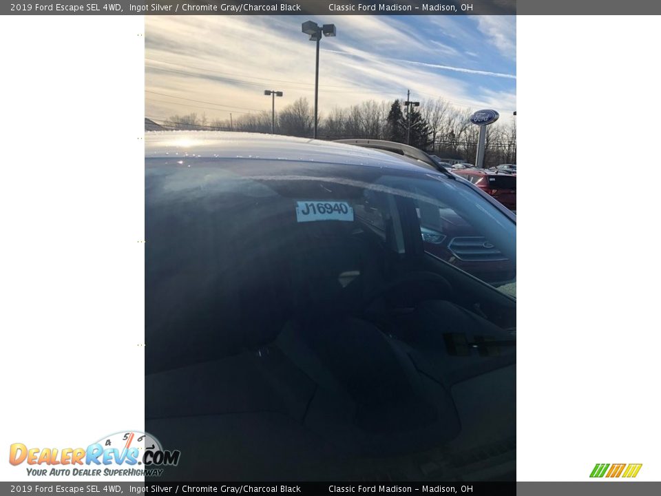 2019 Ford Escape SEL 4WD Ingot Silver / Chromite Gray/Charcoal Black Photo #3