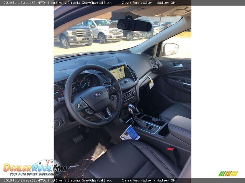 2019 Ford Escape SEL 4WD Ingot Silver / Chromite Gray/Charcoal Black Photo #4