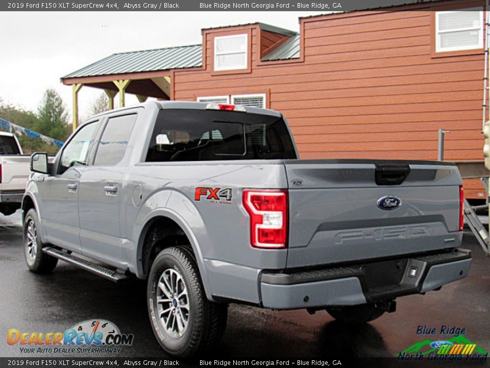 2019 Ford F150 XLT SuperCrew 4x4 Abyss Gray / Black Photo #3