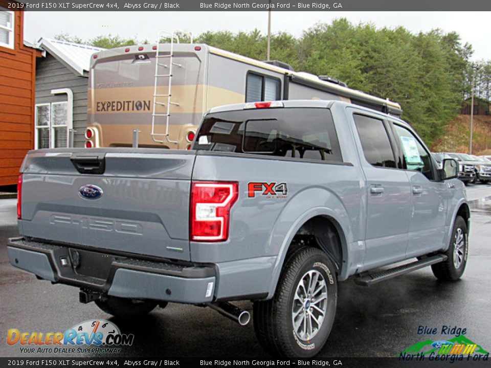 2019 Ford F150 XLT SuperCrew 4x4 Abyss Gray / Black Photo #5