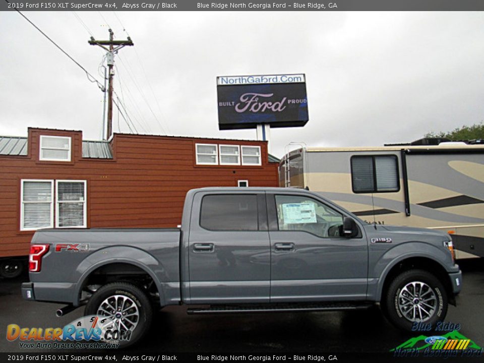 2019 Ford F150 XLT SuperCrew 4x4 Abyss Gray / Black Photo #6