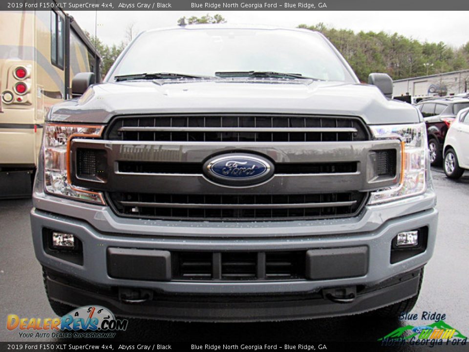 2019 Ford F150 XLT SuperCrew 4x4 Abyss Gray / Black Photo #8