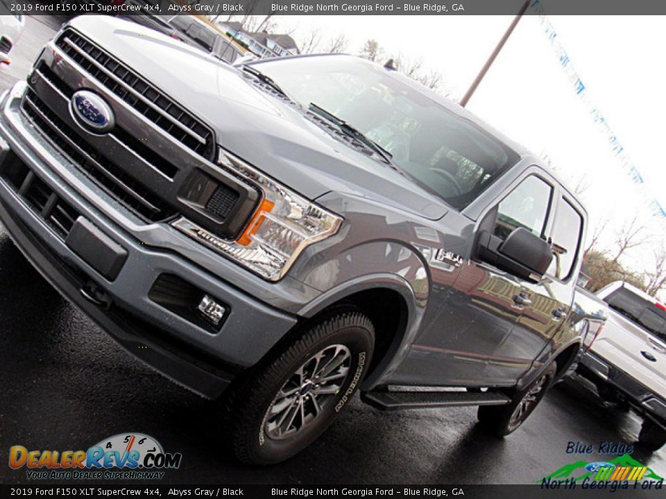 2019 Ford F150 XLT SuperCrew 4x4 Abyss Gray / Black Photo #33