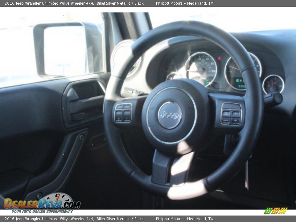 2016 Jeep Wrangler Unlimited Willys Wheeler 4x4 Billet Silver Metallic / Black Photo #18