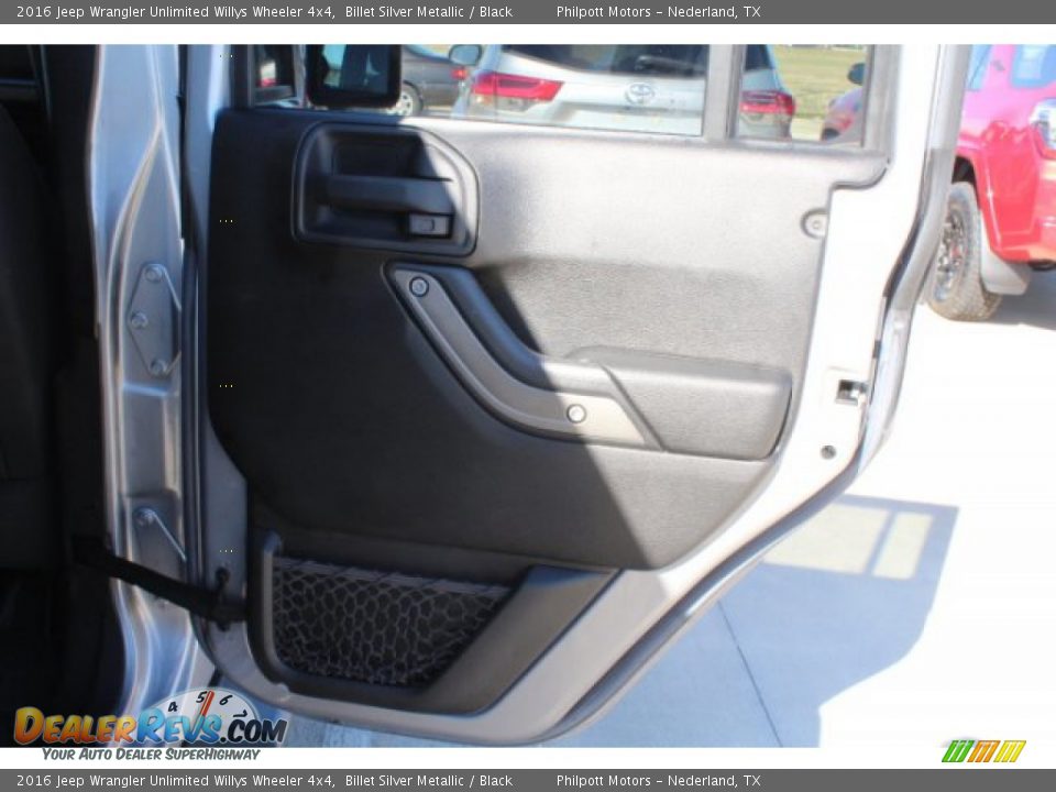 2016 Jeep Wrangler Unlimited Willys Wheeler 4x4 Billet Silver Metallic / Black Photo #20