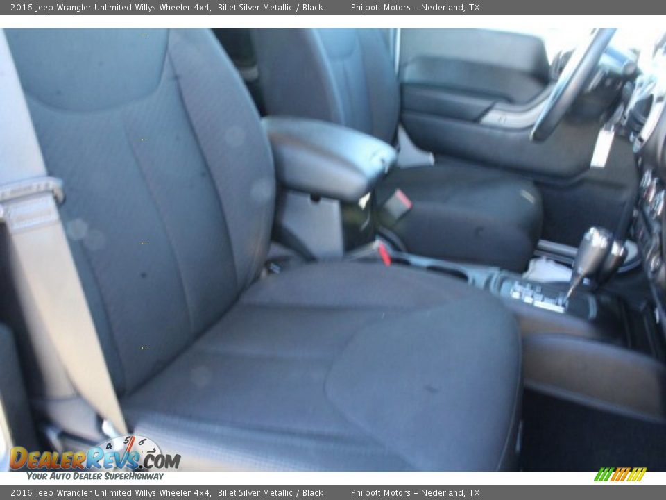 2016 Jeep Wrangler Unlimited Willys Wheeler 4x4 Billet Silver Metallic / Black Photo #23