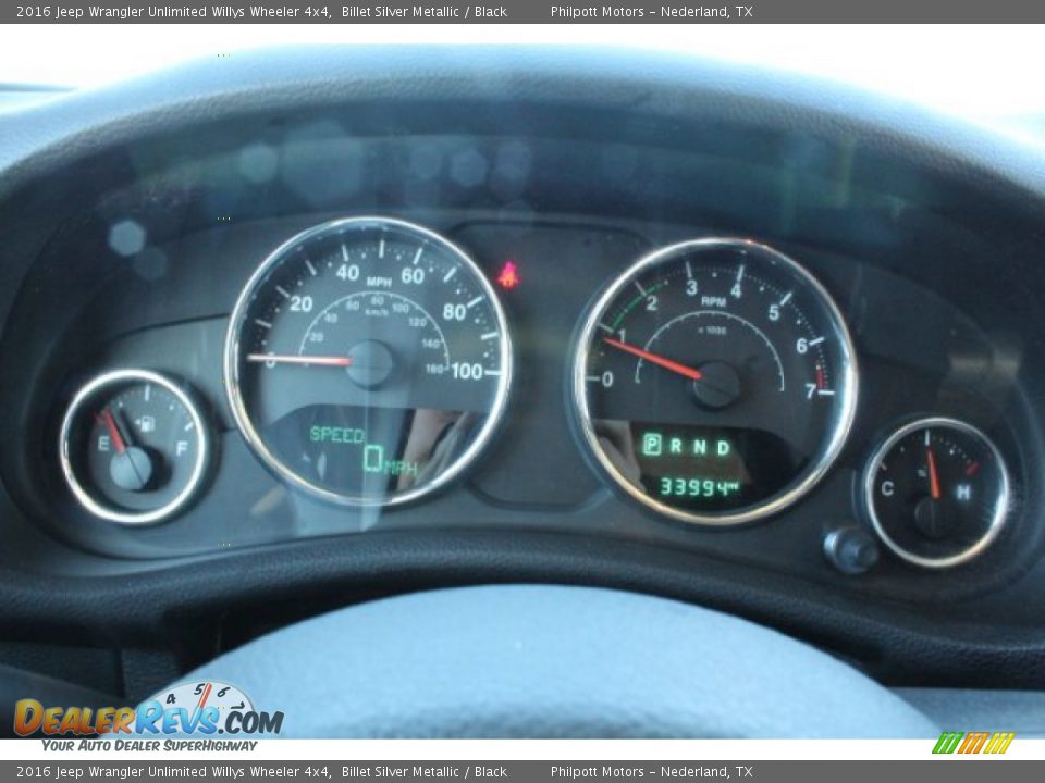 2016 Jeep Wrangler Unlimited Willys Wheeler 4x4 Billet Silver Metallic / Black Photo #24