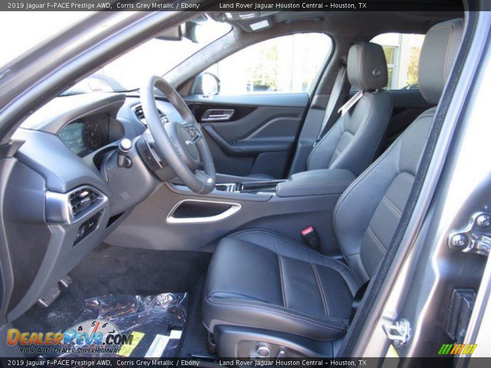 2019 Jaguar F-PACE Prestige AWD Corris Grey Metallic / Ebony Photo #3