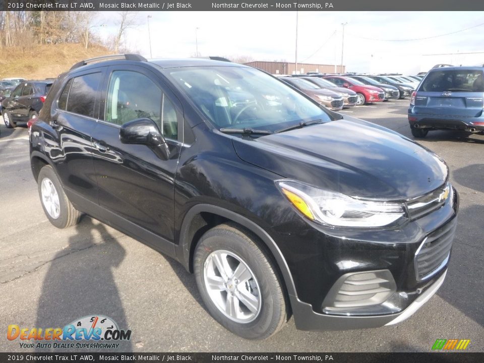 2019 Chevrolet Trax LT AWD Mosaic Black Metallic / Jet Black Photo #7