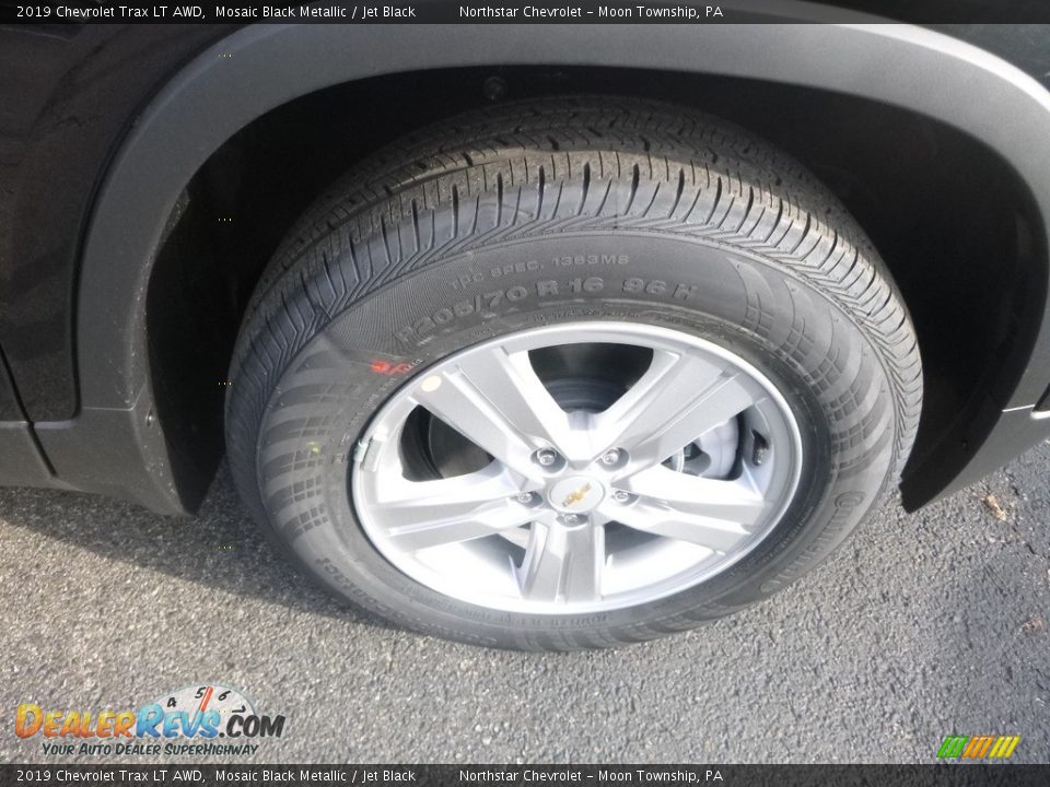 2019 Chevrolet Trax LT AWD Mosaic Black Metallic / Jet Black Photo #9