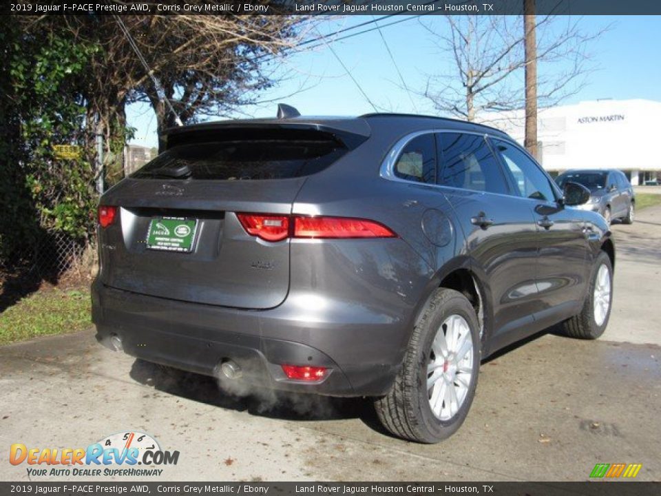 2019 Jaguar F-PACE Prestige AWD Corris Grey Metallic / Ebony Photo #7