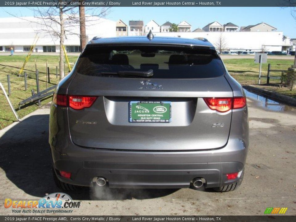 2019 Jaguar F-PACE Prestige AWD Corris Grey Metallic / Ebony Photo #8