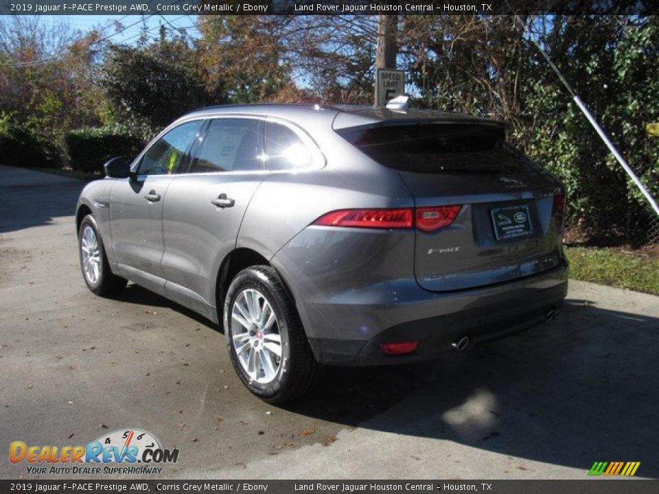 2019 Jaguar F-PACE Prestige AWD Corris Grey Metallic / Ebony Photo #12