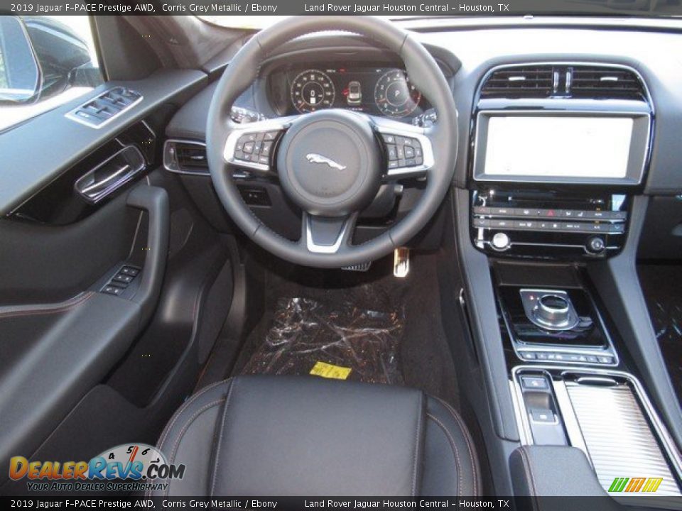 2019 Jaguar F-PACE Prestige AWD Corris Grey Metallic / Ebony Photo #13