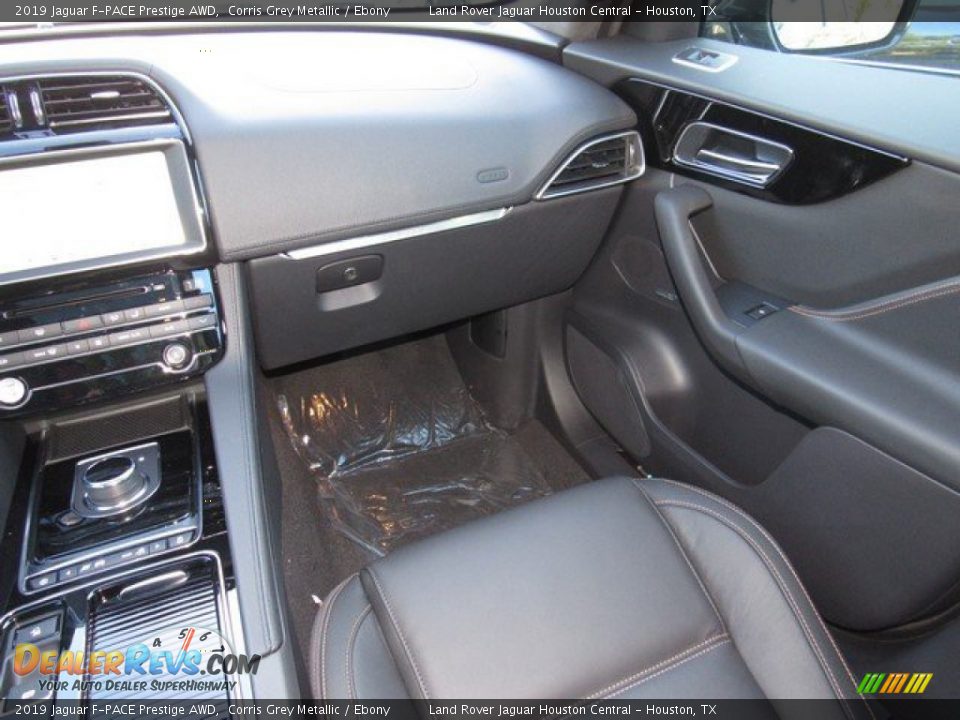 2019 Jaguar F-PACE Prestige AWD Corris Grey Metallic / Ebony Photo #14