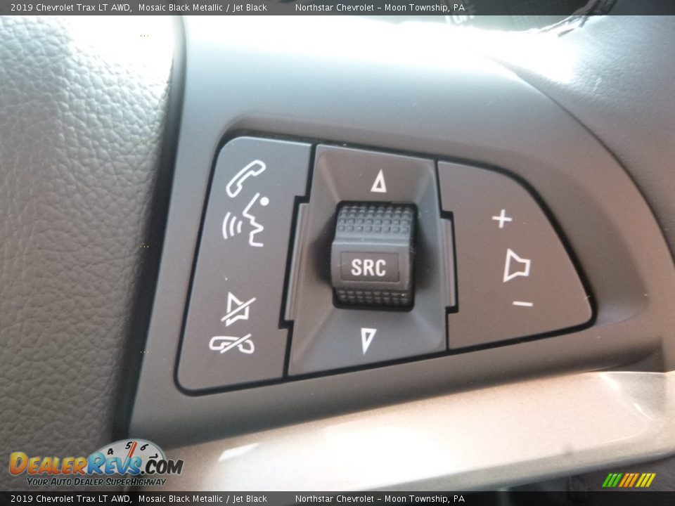 2019 Chevrolet Trax LT AWD Mosaic Black Metallic / Jet Black Photo #19