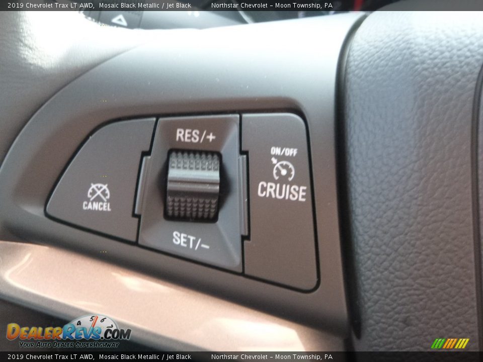 2019 Chevrolet Trax LT AWD Mosaic Black Metallic / Jet Black Photo #20