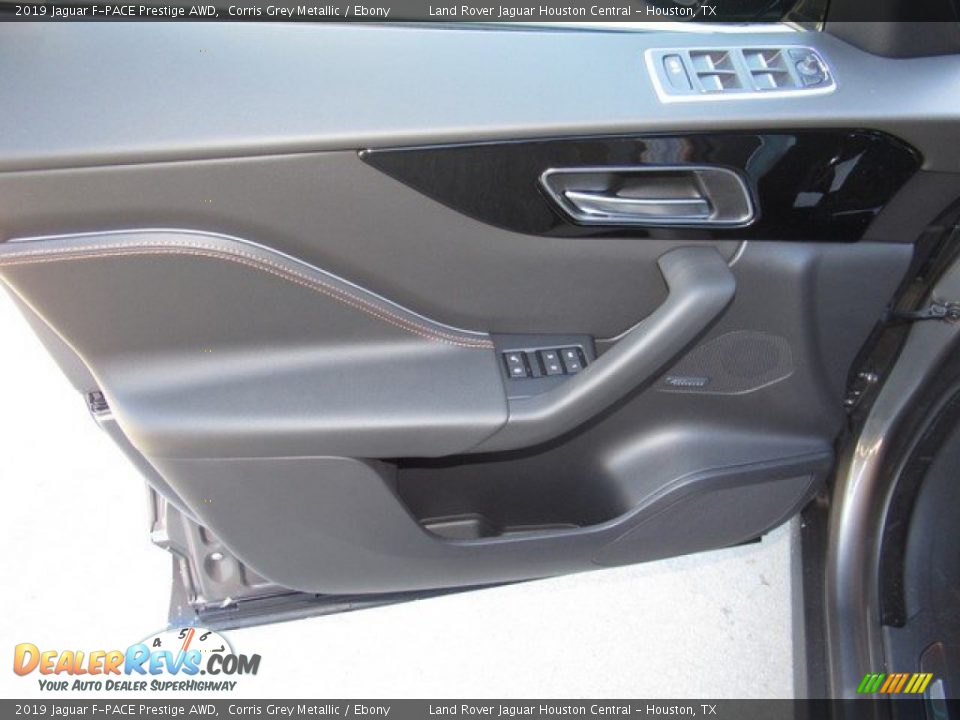 2019 Jaguar F-PACE Prestige AWD Corris Grey Metallic / Ebony Photo #23