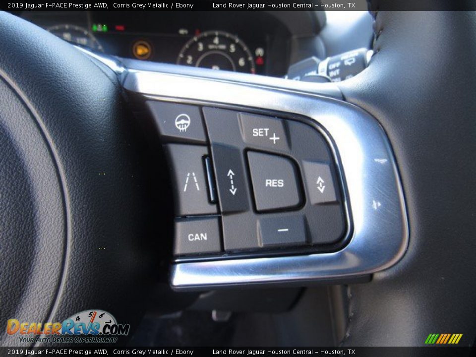2019 Jaguar F-PACE Prestige AWD Corris Grey Metallic / Ebony Photo #28