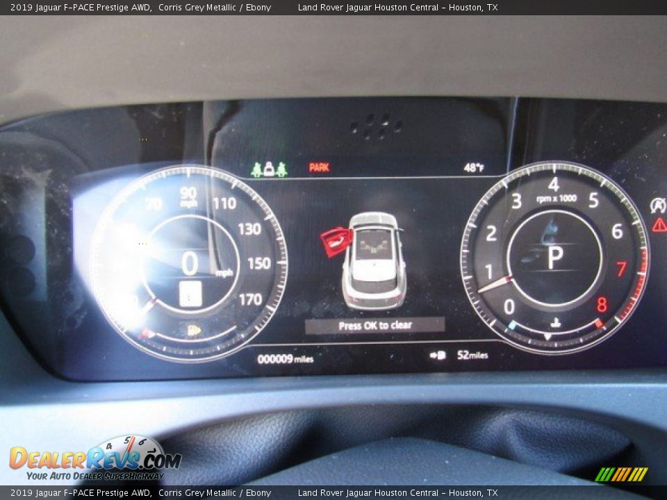2019 Jaguar F-PACE Prestige AWD Corris Grey Metallic / Ebony Photo #29