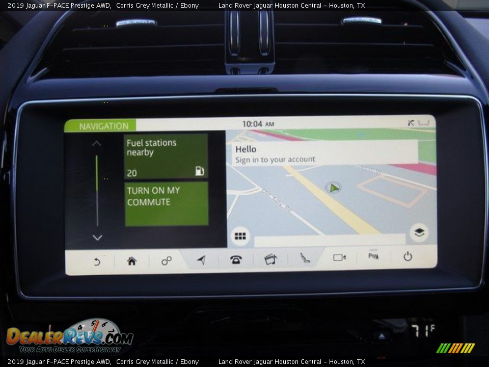 2019 Jaguar F-PACE Prestige AWD Corris Grey Metallic / Ebony Photo #31