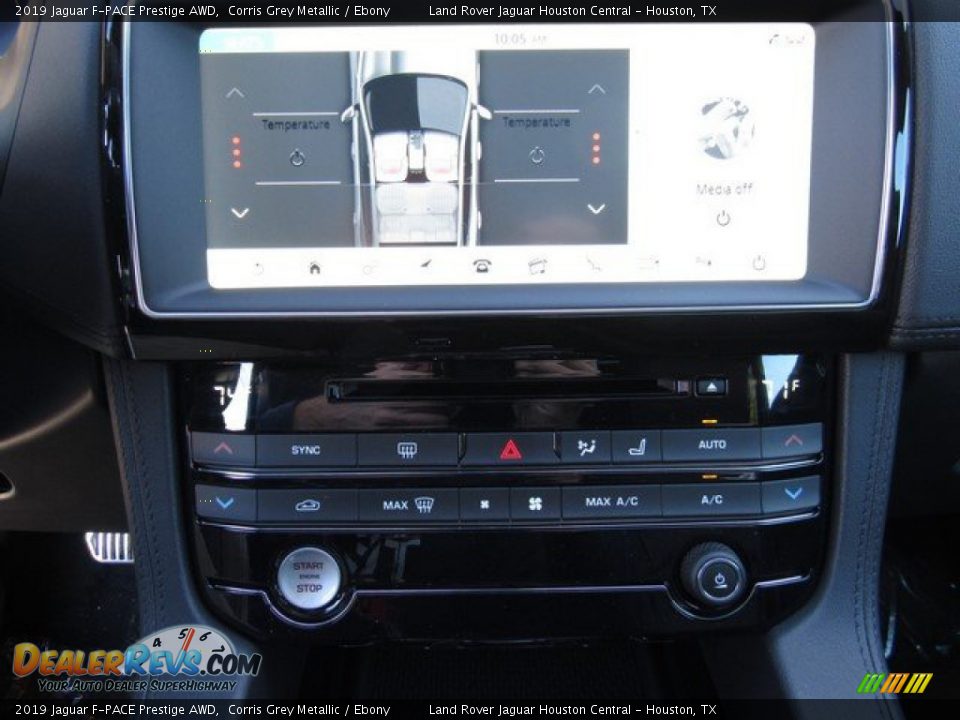 2019 Jaguar F-PACE Prestige AWD Corris Grey Metallic / Ebony Photo #34