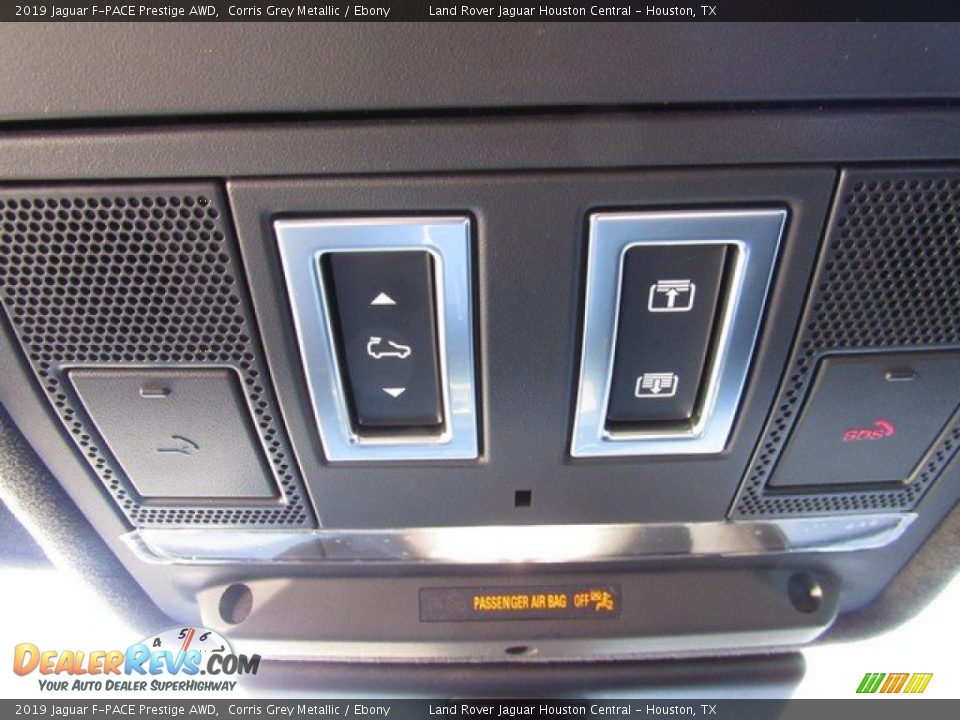 2019 Jaguar F-PACE Prestige AWD Corris Grey Metallic / Ebony Photo #35