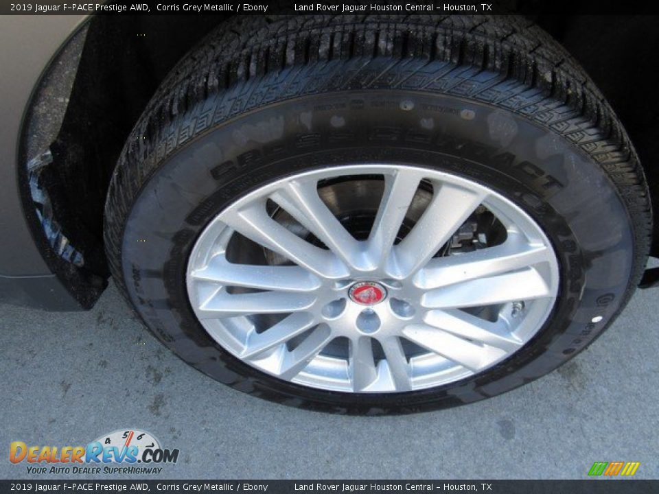 2019 Jaguar F-PACE Prestige AWD Corris Grey Metallic / Ebony Photo #36