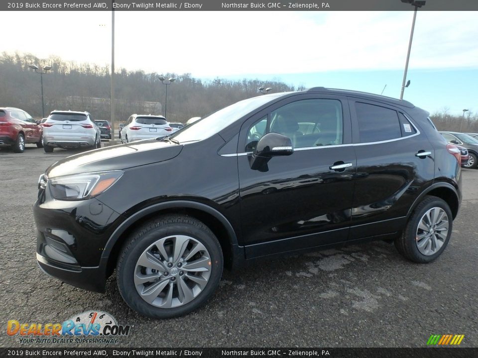 2019 Buick Encore Preferred AWD Ebony Twilight Metallic / Ebony Photo #1