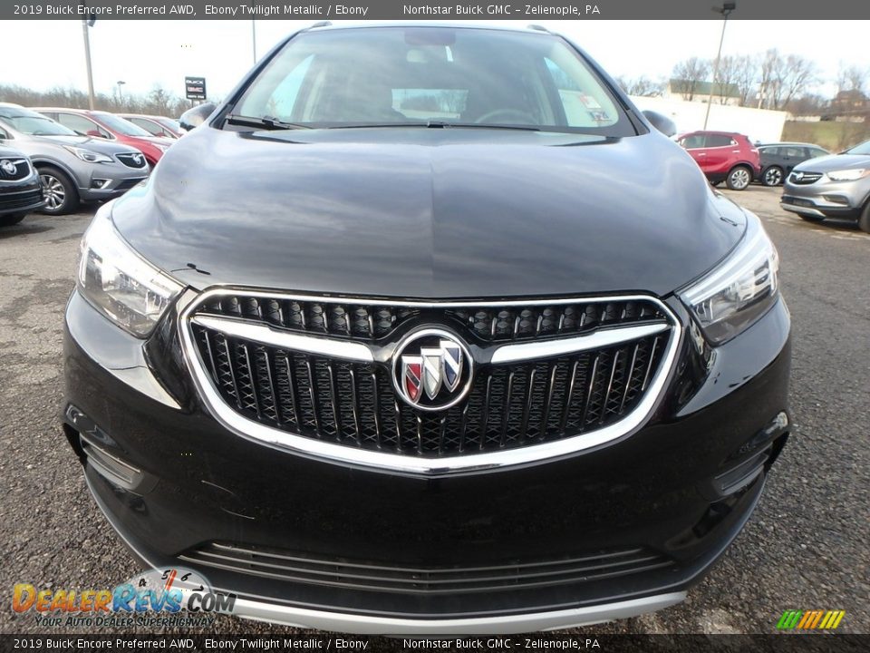 2019 Buick Encore Preferred AWD Ebony Twilight Metallic / Ebony Photo #2