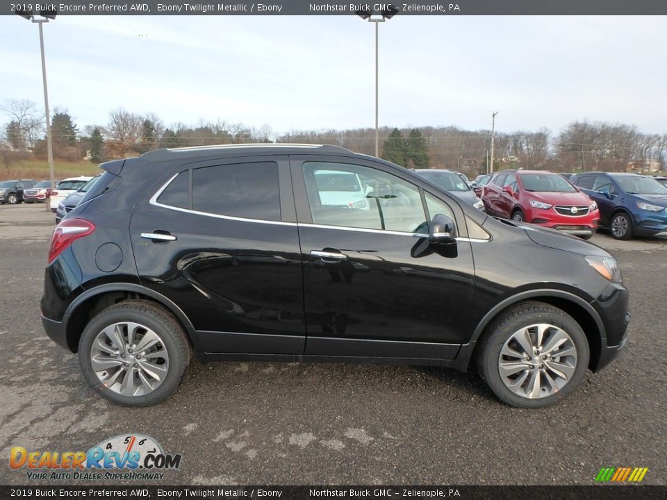 2019 Buick Encore Preferred AWD Ebony Twilight Metallic / Ebony Photo #4