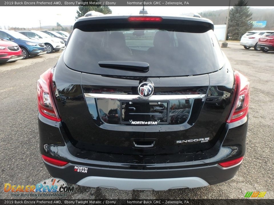 2019 Buick Encore Preferred AWD Ebony Twilight Metallic / Ebony Photo #6