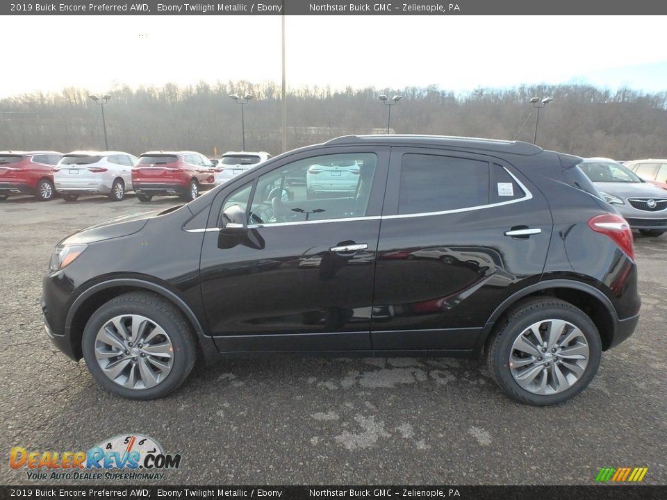 2019 Buick Encore Preferred AWD Ebony Twilight Metallic / Ebony Photo #9