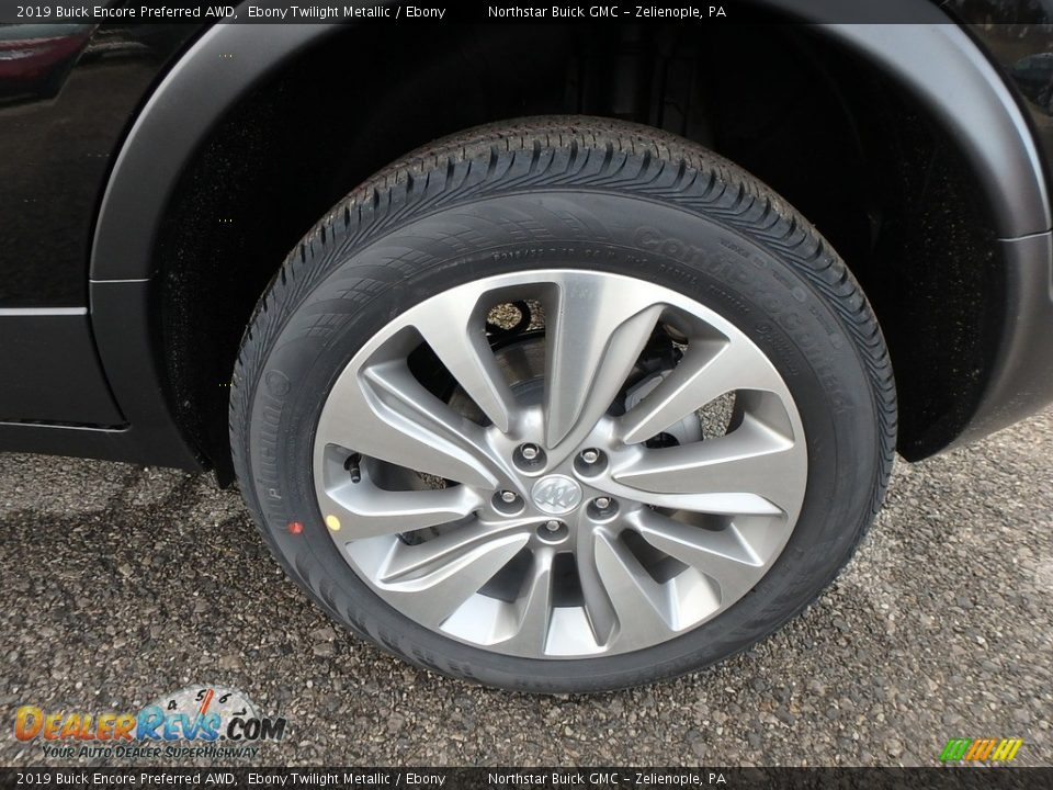 2019 Buick Encore Preferred AWD Ebony Twilight Metallic / Ebony Photo #10