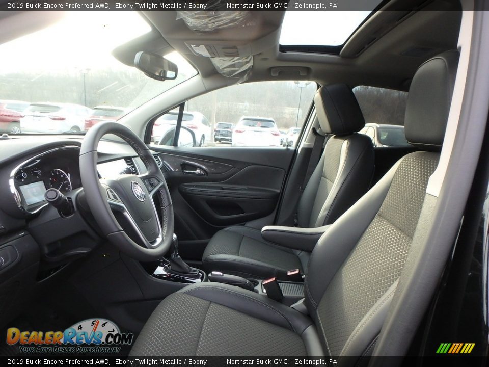 2019 Buick Encore Preferred AWD Ebony Twilight Metallic / Ebony Photo #11