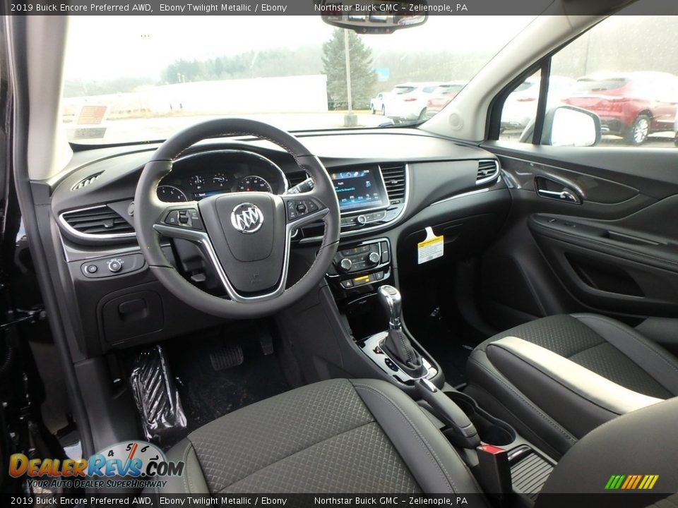2019 Buick Encore Preferred AWD Ebony Twilight Metallic / Ebony Photo #13